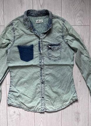 Джинсова сорочка lucid