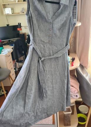 Плаття сарафан лляний marks&spencer