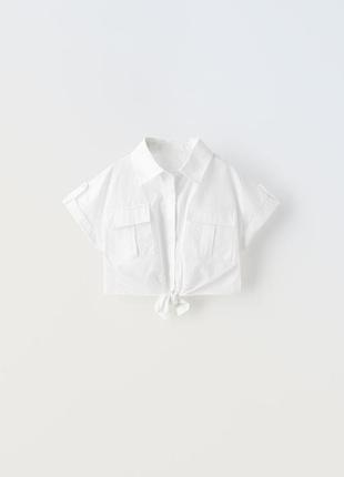 Сорочка з вузлом zara 5