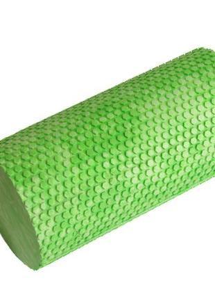 Масажний ролик для спини та тіла mfr roll 30х15 см green