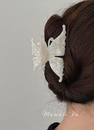 Заколка краб метелик