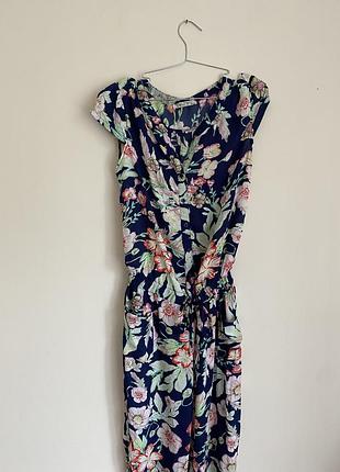 Комбинезон в цветочный принт