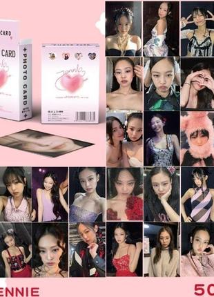 Набір голографічних карток jennie blackpink