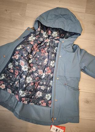 Куртка демі для дівчинки 128 чм