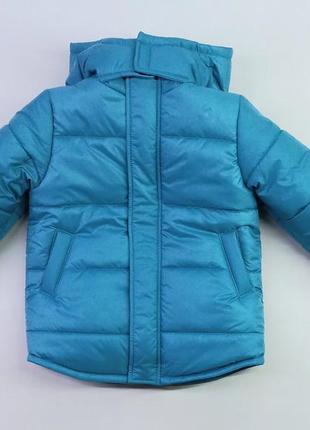 Дитяча зимова куртка для хлопчика vitex 9999938 80-110см (р) бірюзовий