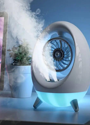 Портативный вентилятор usb с водяным охлаждением, распылитель, ночник air cooler 657, увлажнитель