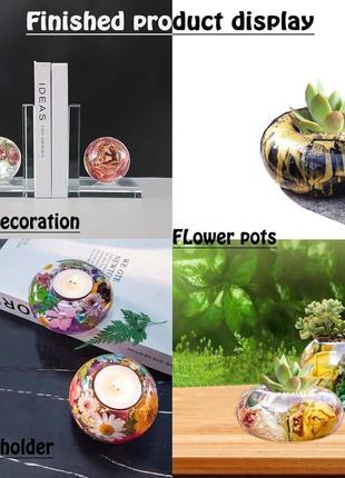 Annewbin® подсвечник силиконовые формы формы из эпоксидной смолы силиконовые формы для...