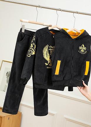 Теплий костюм для хлопчиків на флісі