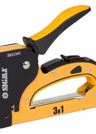 Степлер sigma 6 14мм с регулятором, универсальный крепежный инструмент для офиса и дома gl-55