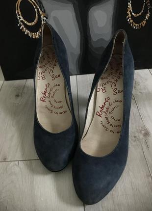 Туфли замшевые roberto santi • 39