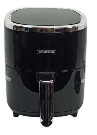 Аэрофритюрница royalty line af-5605d (1200 вт, 3.5 л, 8 программ, таймер 60 мин, антипригарное покрытие)