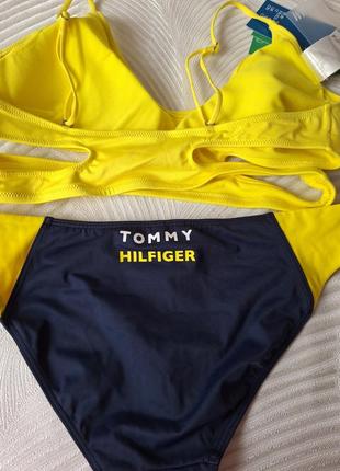 Желтый купальник фирмы h&amp;m, tommy hilfiger размер верха 80с, плавки м