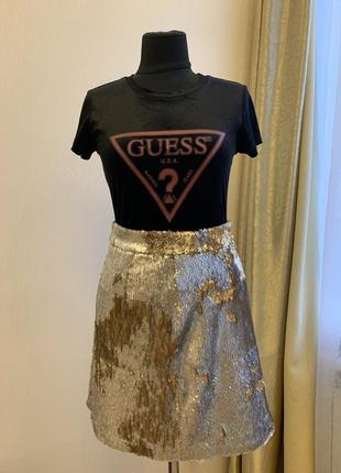 Футболка guess оригінал оксамит
