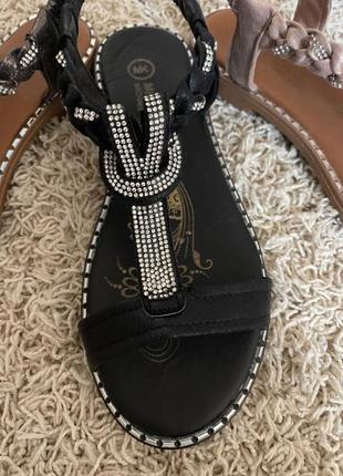 Шикарные брендовые босоножки michael kors кожа р.39/40 25,3см в идеале