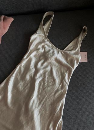 Атласное платье oh polly