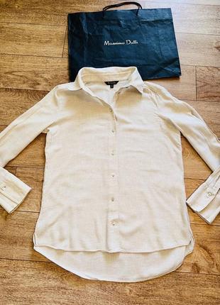 Massimo dutti бежева жіноча сорочка!оригінал!