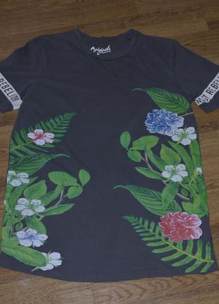 Брендовая футболка унисекс jack & jones с аппликацией в стиле mango zara cos h&m