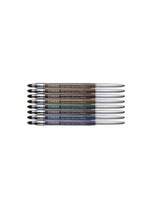 Олівець для очей clinique quickliner for eyes intense 05 — intense charcoal (вугільний)7 фото