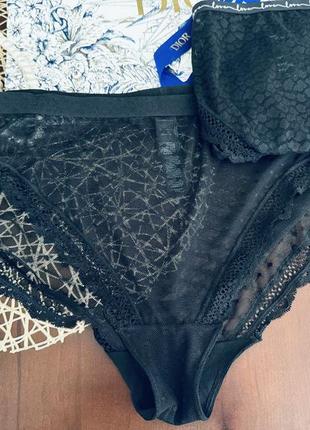 Marks черные тигрові  леопардовый принт стильные качественные трусики невероятные фирменные классные