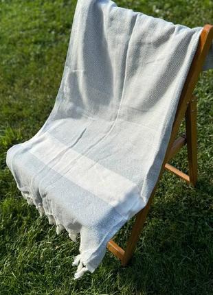 Пляжное полотенце сауна пештемаль туречковина2 фото