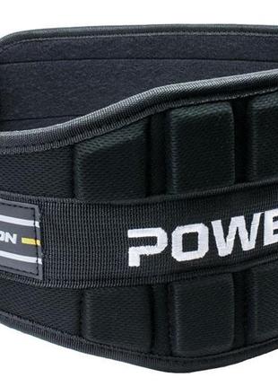 Пояс для атлетики power system ps-3230 neo power неопреновий black/yellow s - пояс для тренувань з важки ve-33