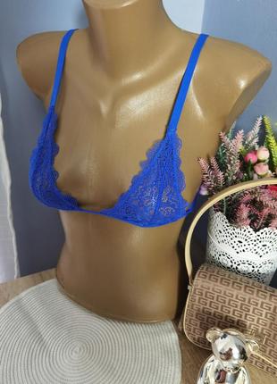 Брендовый кружевной бюстгальтер бралет размера 75a