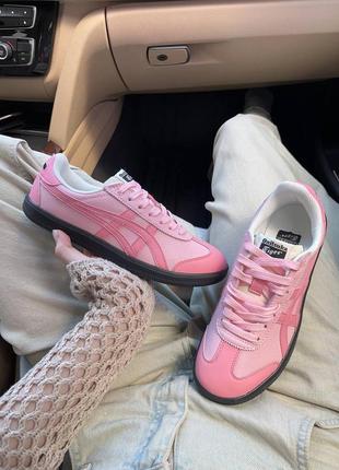 Кроссовки женские onitsuka tiger tokuten " custom pink