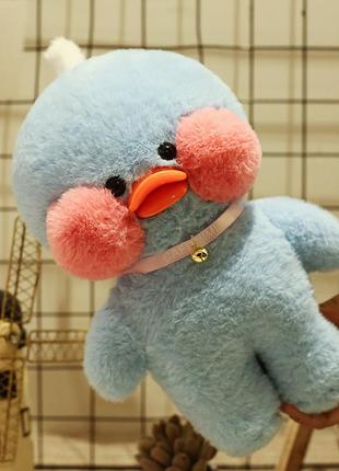 Синя качка лалафанфан - lalafanfan качечка м'яка іграшка cafe mimi duck
