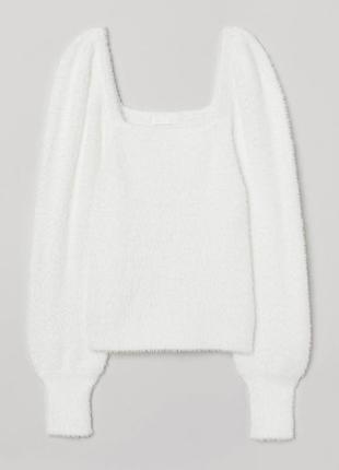Білий джемпер h&m