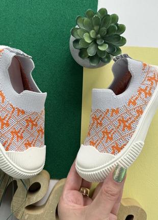 Детские текстильные кроссовки / мокасины для мальчика и девочки