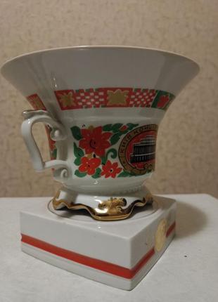 Фарфор чашки, чайник, конфетница сфз