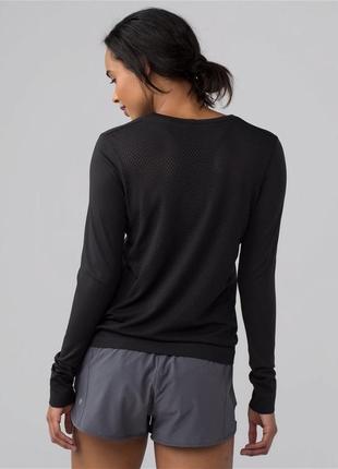 Lululemon breeze женский спортивный лонгслив/рашгард для тренировок и йоги
