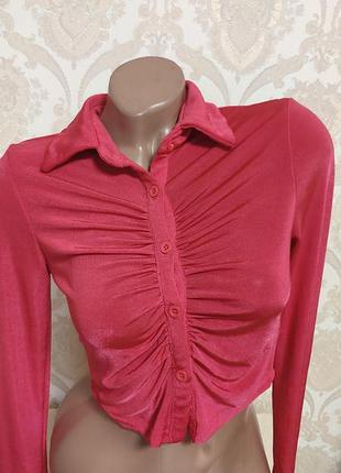 Яскрава рожева блуза ,топ