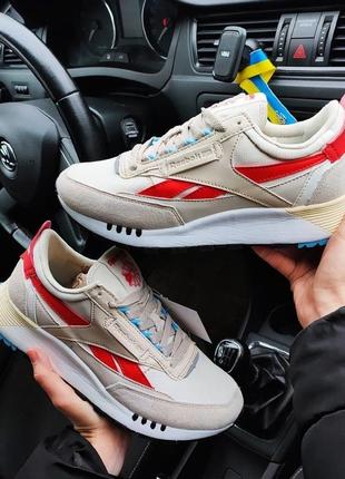 Кроссовки reebok legacy мужские кроссовки reebok classic серые замшевые рибок на весну лето2 фото