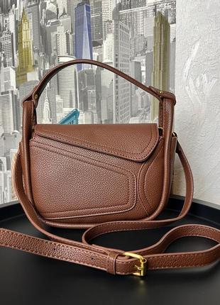 Сумка женская кросс-боди коричневая cross body arly bag