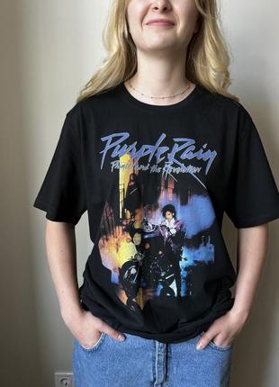 Футболка мерч prince purple rain