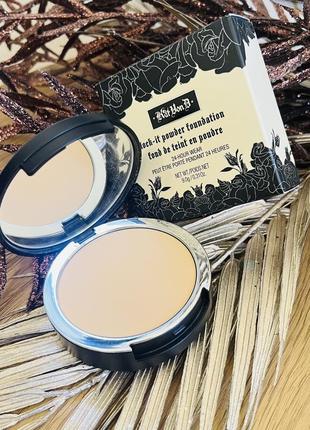 Оригінал компактна пудра kvd vegan beauty lock-it powder foundation 53 medium
