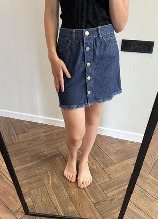 Женская джинсовая юбка