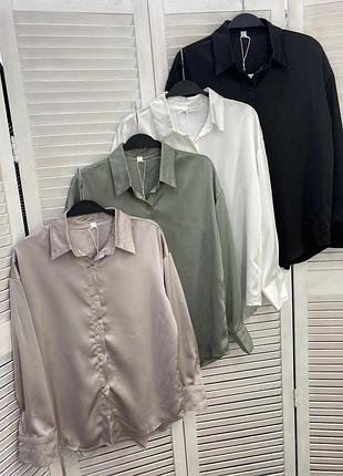 Сорочка блуза 
 шовк 
42-46 універсал