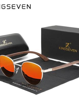 Жіночі поляризаційні сонцезахисні окуляри kingseven w5519 red