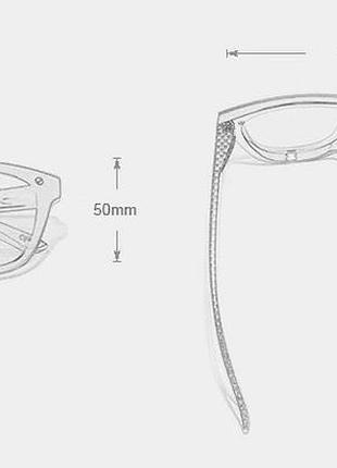 Женские поляризационные солнцезащитные очки kingseven n756 blue