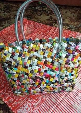 Аксесуари/ оригінальна сумка, пляжна сумочка, ручна робота handmade + шарф парео в подарунок 🎁