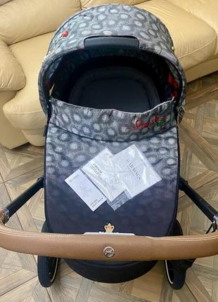 Коляска 2 в 1 cybex priam rebellious на шасси chrome