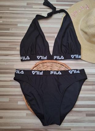 Черный поздний купальник fila