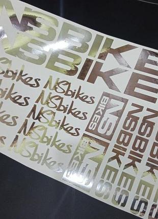 Наклейки на раму велосипеда велосипед ns bikes nsbikes нс байк