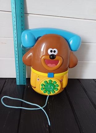 Музыкальная озвучченная каталка телефон duggee