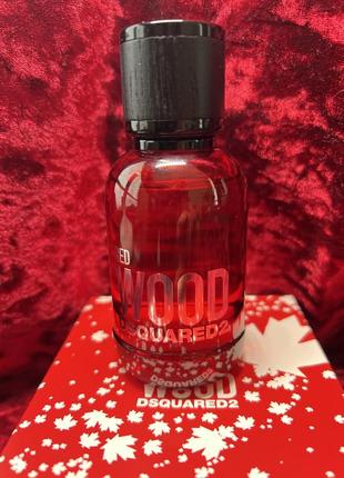 Оригінал! дуже стійкі. dsquared2 red wood pour femme вода