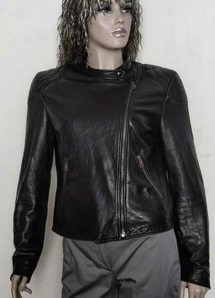 Massimo dutti кожаная куртка косуха /10409/