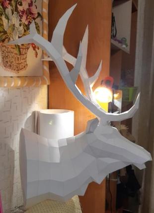 Paperkhan декор интерьера фигура пазл фигура олень паперкрафт papercraft подарочный набор игрушка сувенир