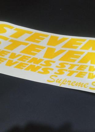 Наклейки на раму велосипеда stevens стевенс